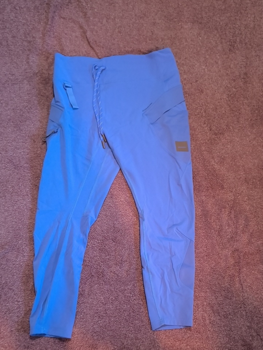 lululemon athletica Kids Blue Jogger Sweatpants with Drawstring